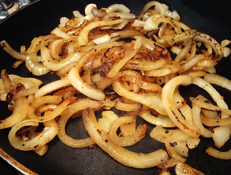 Sauteed Onions Made With Beer