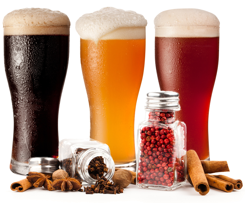 Man Using Spices In Beer