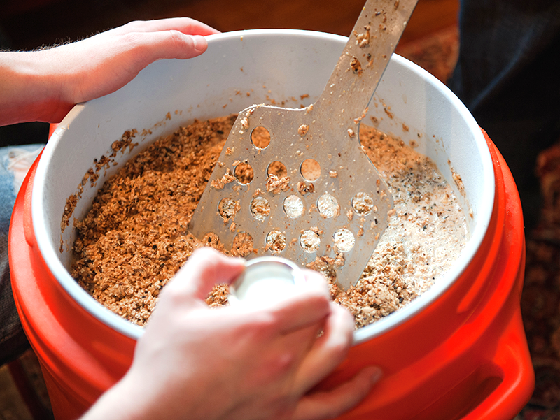 Brewing Using One Ot The All Grain Brewing Methods