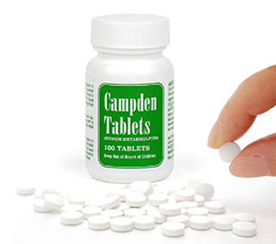 Campden tablets to be used in wine making