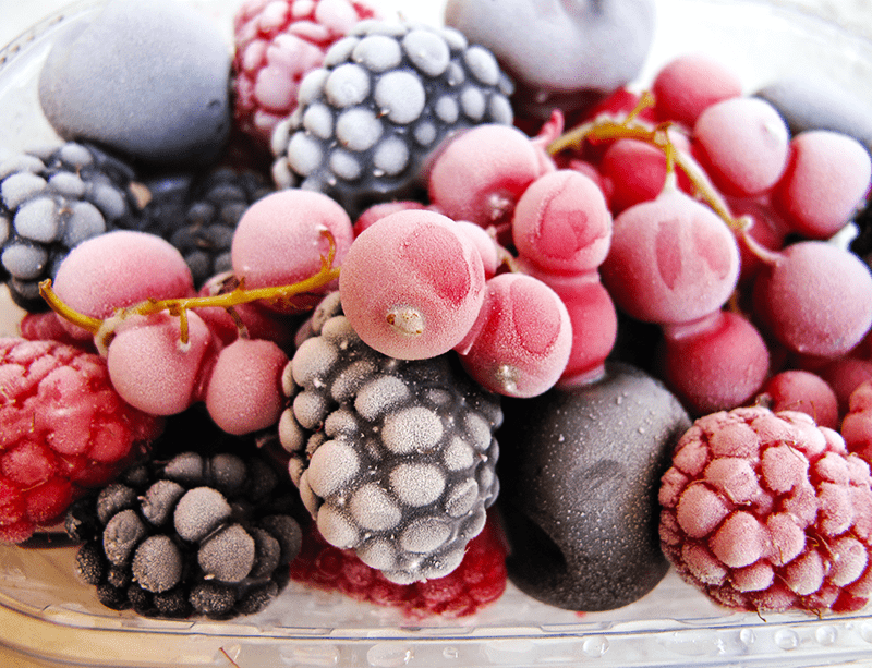 Frozen Wine Making Fruit