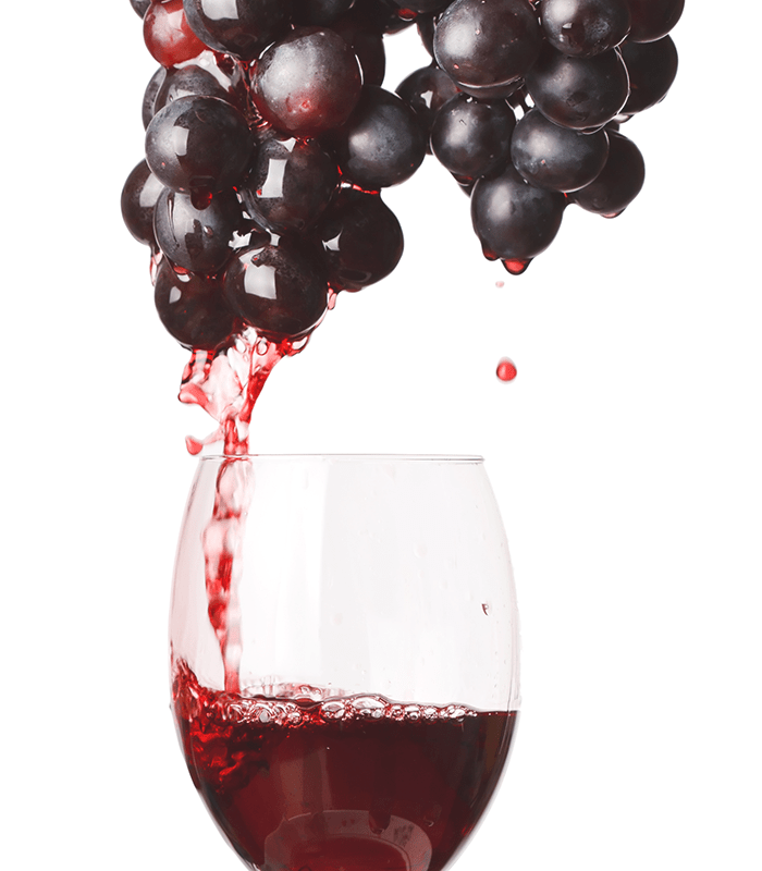 Grape Juice Going Into Wine Glass