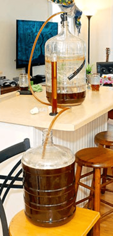 Homebrew Beer In Secondary Fermentation