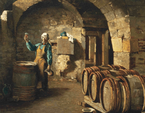 man making wine without yeast