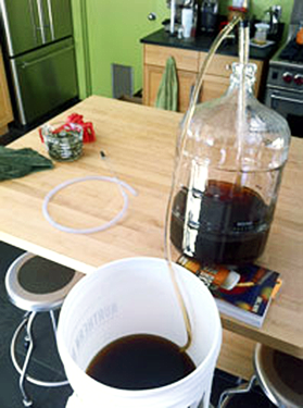 Racking Wine With Autosiphone