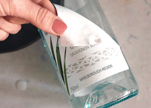 How to Clean Labels from Wine Bottles