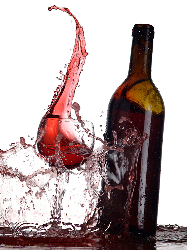 Splashing Wine