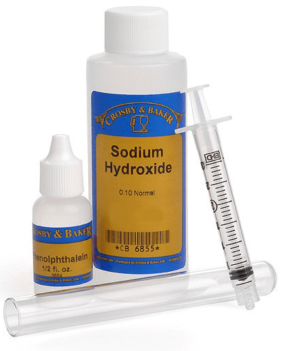 Acid Test Kit For Taking Titration Readings