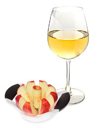 Sliced Apples For Making Wine Without A Press