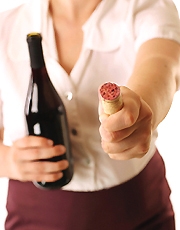 Cork Popping From Bottle