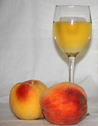 Cloudy Peach Wine