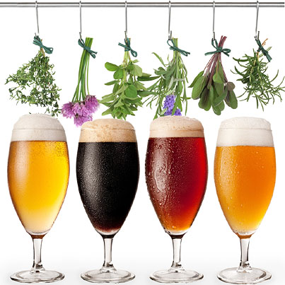 The results of brewing beer with herbs.