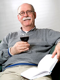 Man Drinking Homemade Wine