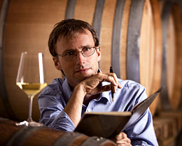Man Reading Winemaking Terms