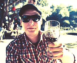 Man Holding Vinegar Tasting Wine