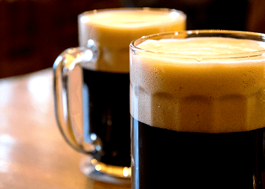 Two Mugs Of Schwarzbier