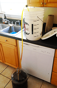 Siphoning Beer Recipe Kit Into Secondary Fermenter