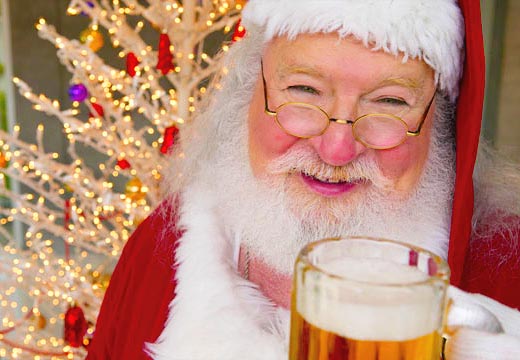 Santa Bringing Home Brewing Gift Ideas