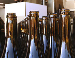 Wine Bottles Ready For Bottling Homemade Wine